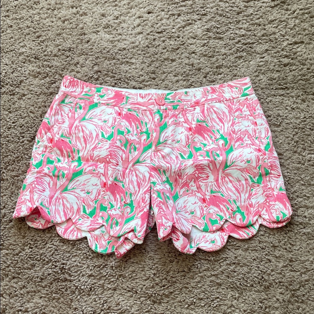 Lilly Pulitzer Buttercup Scalloped Shorts